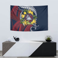 Samoa Moso'oi Flowers Tatau Tapestry Festive National Color LT7 - Polynesian Pride