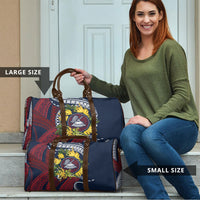 Samoa Moso'oi Flowers Tatau Travel Bag Festive National Color LT7 - Polynesian Pride