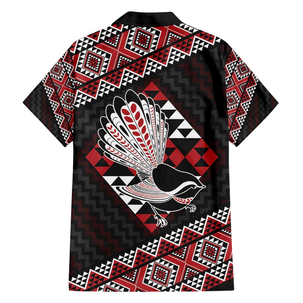 Taniko Aotearoa Family Matching Long Sleeve Bodycon Dress and Hawaiian Shirt Poutama Mix Piwakawaka LT7 - Polynesian Pride