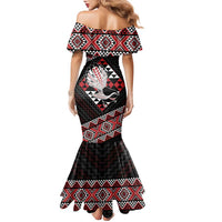 Taniko Aotearoa Family Matching Mermaid Dress and Hawaiian Shirt Poutama Mix Piwakawaka LT7 - Polynesian Pride