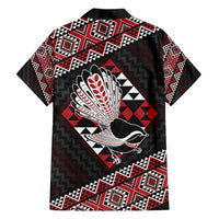 Taniko Aotearoa Family Matching Tank Maxi Dress and Hawaiian Shirt Poutama Mix Piwakawaka LT7 - Polynesian Pride