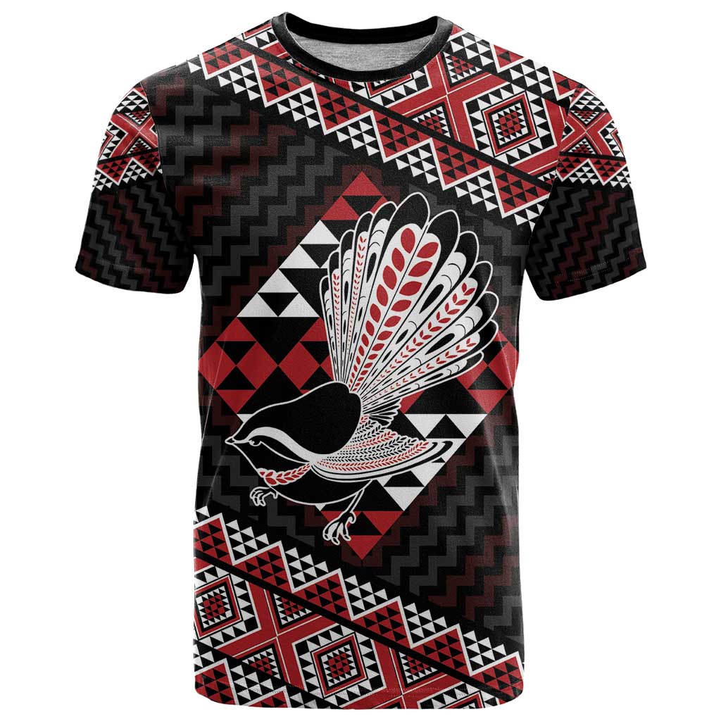 Taniko Aotearoa T Shirt Poutama Mix Piwakawaka