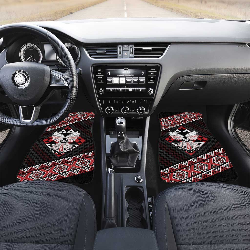 Taniko Aotearoa Car Mats Poutama Mix Piwakawaka - Ver02