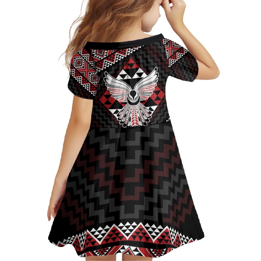 Taniko Aotearoa Family Matching Off Shoulder Maxi Dress and Hawaiian Shirt Poutama Mix Piwakawaka - Ver02 LT7 - Polynesian Pride