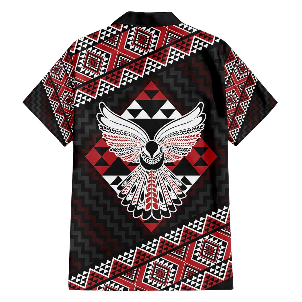 Taniko Aotearoa Family Matching Summer Maxi Dress and Hawaiian Shirt Poutama Mix Piwakawaka - Ver02 LT7 - Polynesian Pride