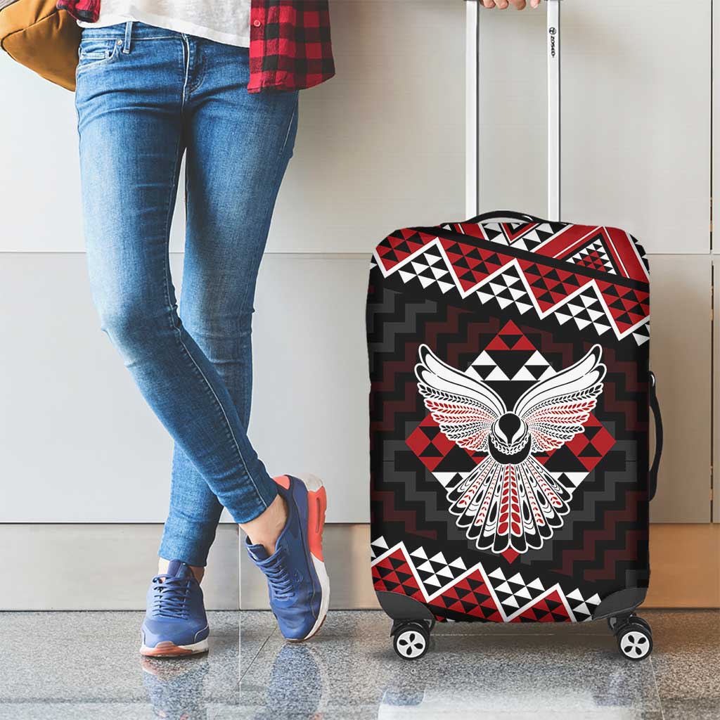 Taniko Aotearoa Luggage Cover Poutama Mix Piwakawaka - Ver02 LT7 - Polynesian Pride