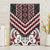 Maori Tukutuku Taniko Motifs Canvas Wall Art Red Poutama Mix Kowhaiwhai