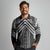 Maori Tukutuku Taniko Motifs Long Sleeve Polo Shirt Black Poutama Mix Kowhaiwhai
