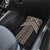 Maori Tukutuku Taniko Motifs Car Mats Brown Poutama Mix Kowhaiwhai