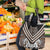 Maori Tukutuku Taniko Motifs Grocery Bag Brown Poutama Mix Kowhaiwhai