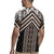 Maori Tukutuku Taniko Motifs Rugby Jersey Brown Poutama Mix Kowhaiwhai