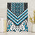 Maori Tukutuku Taniko Motifs Canvas Wall Art Turquoise Poutama Mix Kowhaiwhai