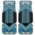 Maori Tukutuku Taniko Motifs Car Mats Turquoise Poutama Mix Kowhaiwhai
