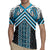 Maori Tukutuku Taniko Motifs Rugby Jersey Turquoise Poutama Mix Kowhaiwhai