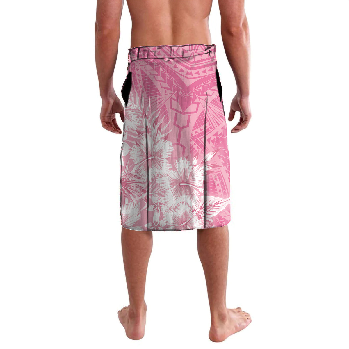 Polynesian Women's Day Lavalava Plumeria Passion - Pink LT7 - Polynesian Pride