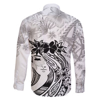 Polynesian Women's Day Family Matching Tank Maxi Dress and Hawaiian Shirt Plumeria Passion - White LT7 - Polynesian Pride
