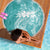 Polynesian Women's Day Beach Blanket Plumeria Passion - Teal LT7 - Polynesian Pride