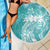 Polynesian Women's Day Beach Blanket Plumeria Passion - Teal LT7 - Polynesian Pride