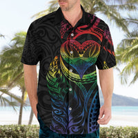 New Zealand Pride Hawaiian Shirt Takatapui Rainbow Fern