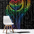 New Zealand Pride Window Curtain Takatapui Rainbow Fern