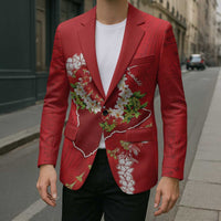 Hawaii Island Flowers Lei Blazer Ohia Lehua Scarlet Red