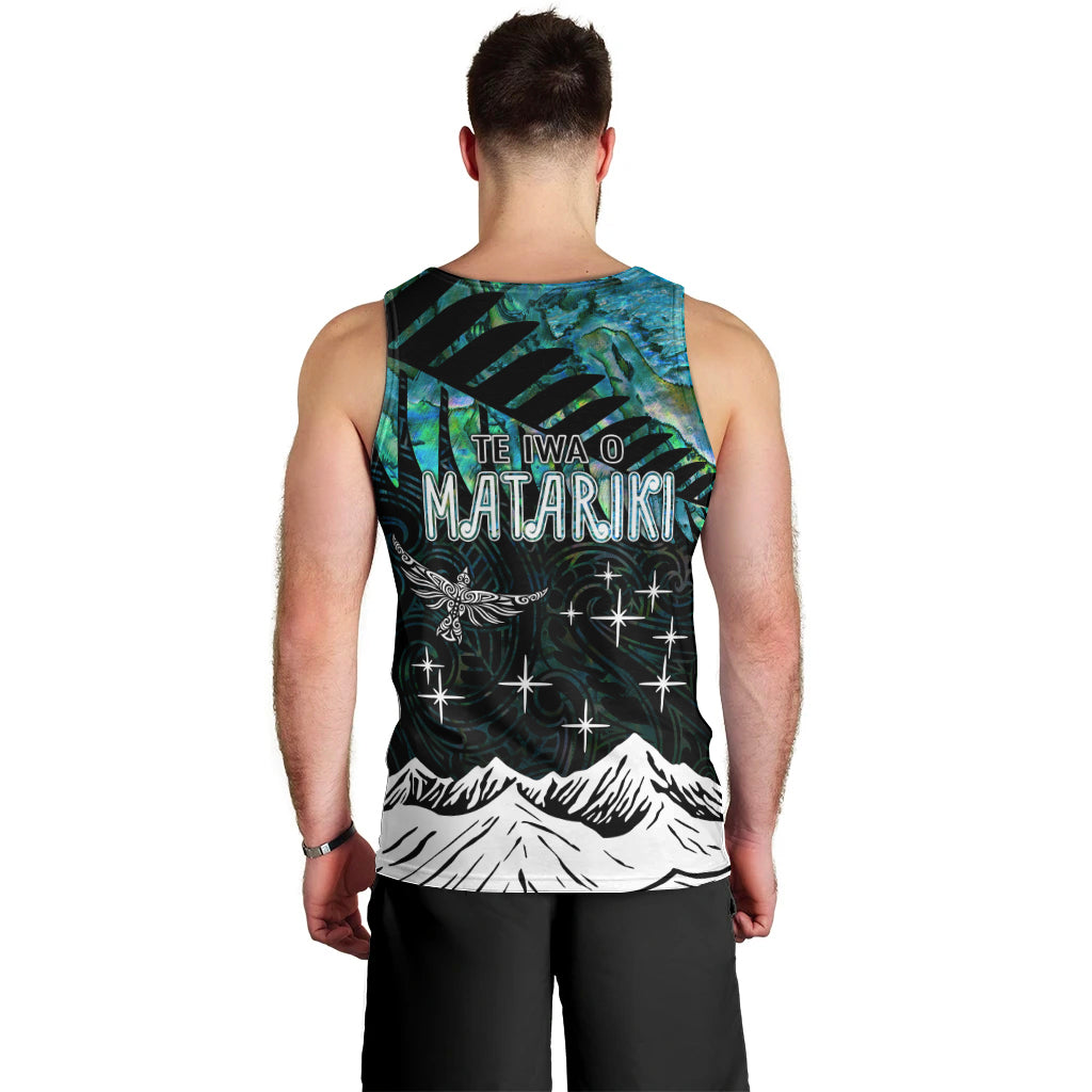 Personalised Maori New Year Men Tank Top Matariki Mix Paua Shell LT7 - Polynesian Pride