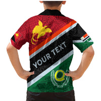 Personalised Penama and Papua New Guinea Day Family Matching Mermaid Dress and Hawaiian Shirt Emblem Mix Style LT7 - Polynesian Pride