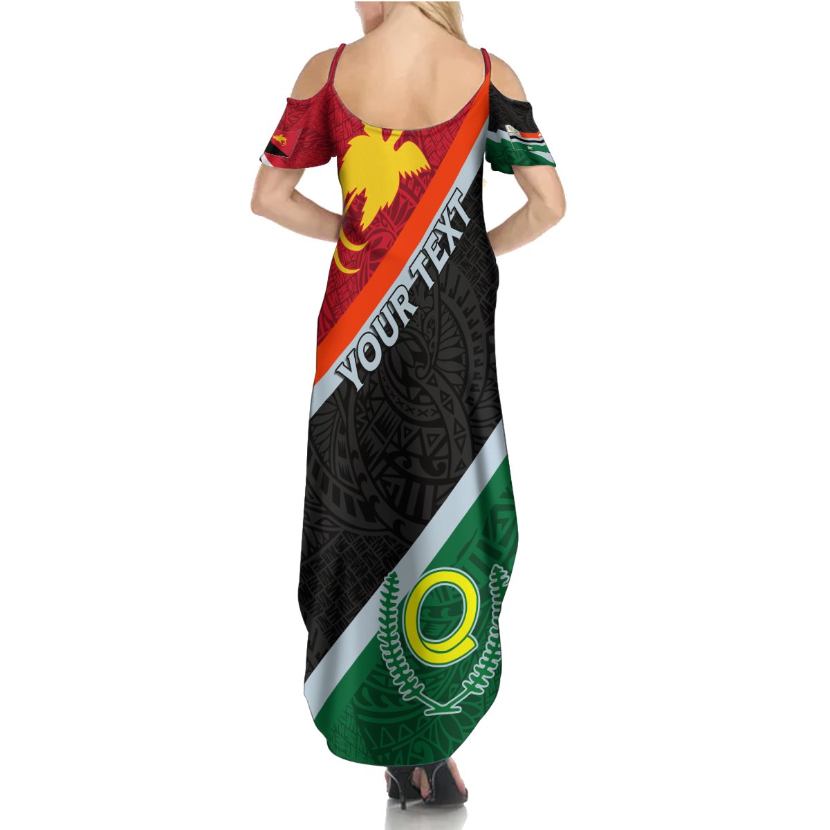personalised-penama-and-papua-new-guinea-day-summer-maxi-dress-emblem-mix-style