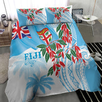 Bula Fiji Day Tagimaucia Palms Bedding Set Toso Mai Viti LT7 - Polynesian Pride