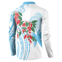Bula Fiji Day Tagimaucia Palms Button Sweatshirt Toso Mai Viti LT7 - Polynesian Pride
