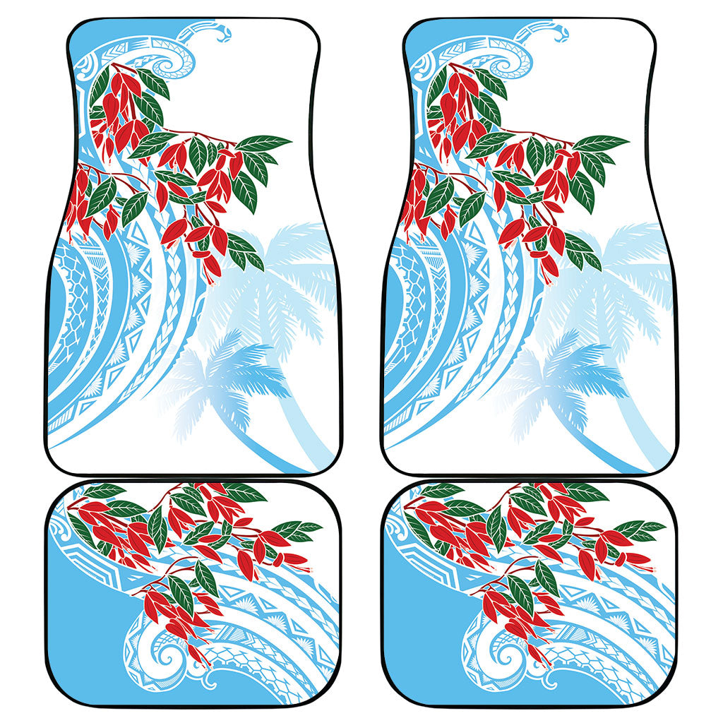 Bula Fiji Day Tagimaucia Palms Car Mats Toso Mai Viti LT7 - Polynesian Pride