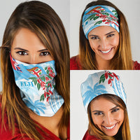 Bula Fiji Day Tagimaucia Palms Neck Gaiter Toso Mai Viti LT7 - Polynesian Pride