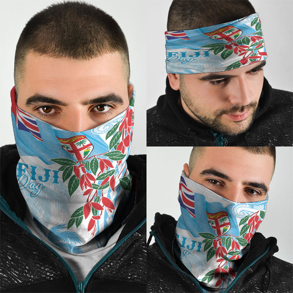 Bula Fiji Day Tagimaucia Palms Neck Gaiter Toso Mai Viti LT7 - Polynesian Pride