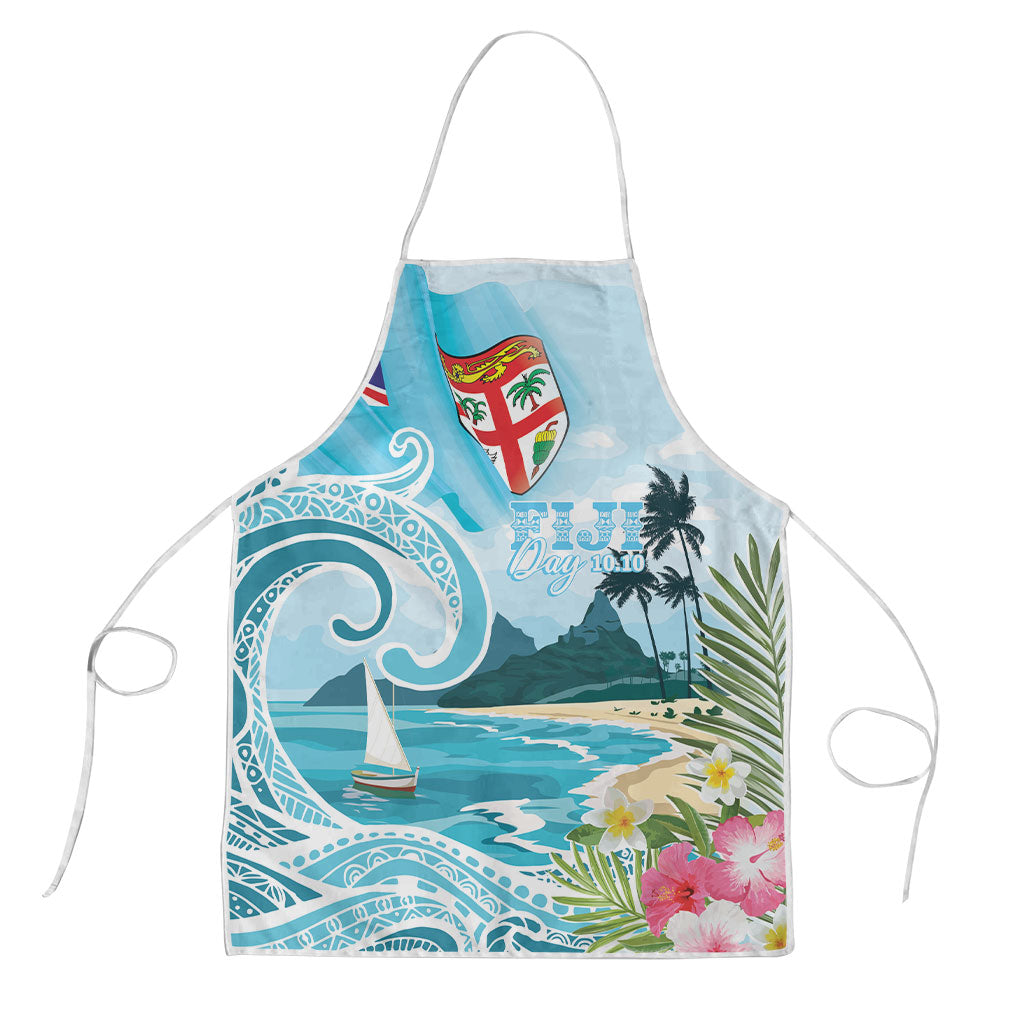 Bula Fiji Seascape Apron Fiji Day - Islands Heritage LT7 Multicolor - Polynesian Pride