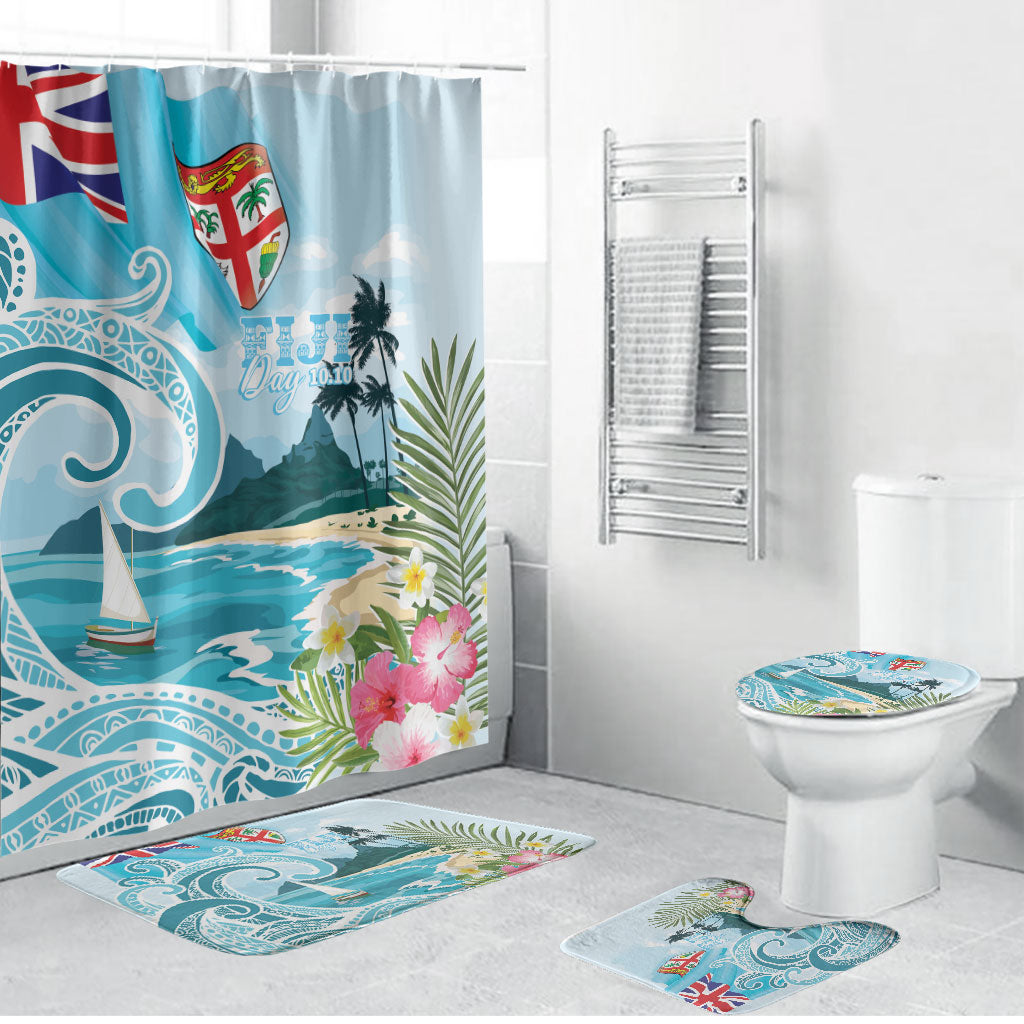 Bula Fiji Seascape Bathroom Set Fiji Day - Islands Heritage
