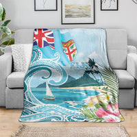 Bula Fiji Seascape Blanket Fiji Day - Islands Heritage LT7 - Polynesian Pride