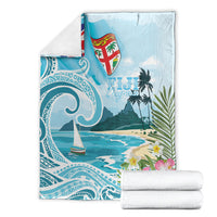 Bula Fiji Seascape Blanket Fiji Day - Islands Heritage LT7 - Polynesian Pride
