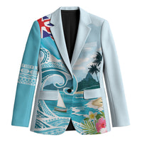 Bula Fiji Seascape Blazer Fiji Day - Islands Heritage LT7 Unisex Multicolor - Polynesian Pride