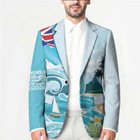 Bula Fiji Seascape Blazer Fiji Day - Islands Heritage LT7 - Polynesian Pride