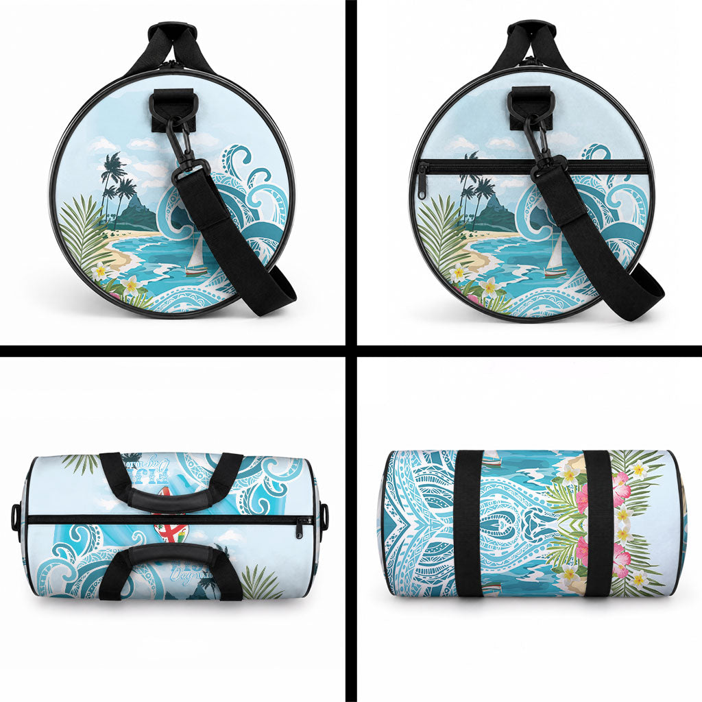 Bula Fiji Seascape Duffle Bag Fiji Day - Islands Heritage LT7 - Polynesian Pride