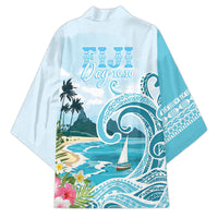 Bula Fiji Seascape Kimono Fiji Day - Islands Heritage LT7 - Polynesian Pride