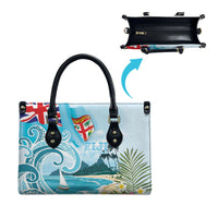 Bula Fiji Seascape Leather Bag Fiji Day - Islands Heritage LT7 - Polynesian Pride