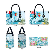 Bula Fiji Seascape Leather Bag Fiji Day - Islands Heritage LT7 - Polynesian Pride