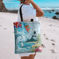 Bula Fiji Seascape Tote Bag Fiji Day - Islands Heritage LT7 - Polynesian Pride