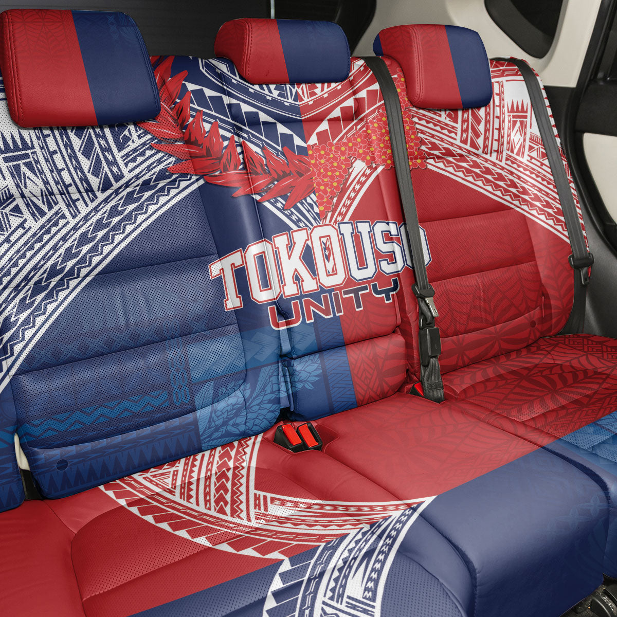 TokoUso Tonga Samoa Brothers Forever Back Car Seat Cover Ulafala and Heilala Unity LT7 - Polynesian Pride