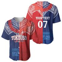 TokoUso Tonga Samoa Brothers Forever Custom Baseball Jersey Ulafala and Heilala Unity LT7 - Polynesian Pride
