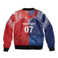 TokoUso Tonga Samoa Brothers Forever Custom Bomber Jacket Ulafala and Heilala Unity LT7 - Polynesian Pride
