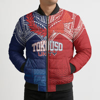 TokoUso Tonga Samoa Brothers Forever Custom Bomber Puffer Jacket Ulafala and Heilala Unity LT7 - Polynesian Pride