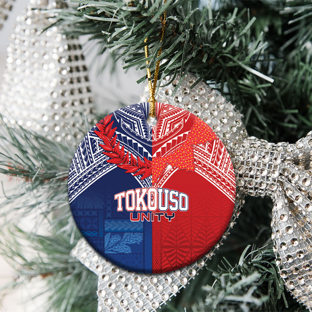TokoUso Tonga Samoa Brothers Forever Ceramic Ornament Ulafala and Heilala Unity LT7 - Polynesian Pride