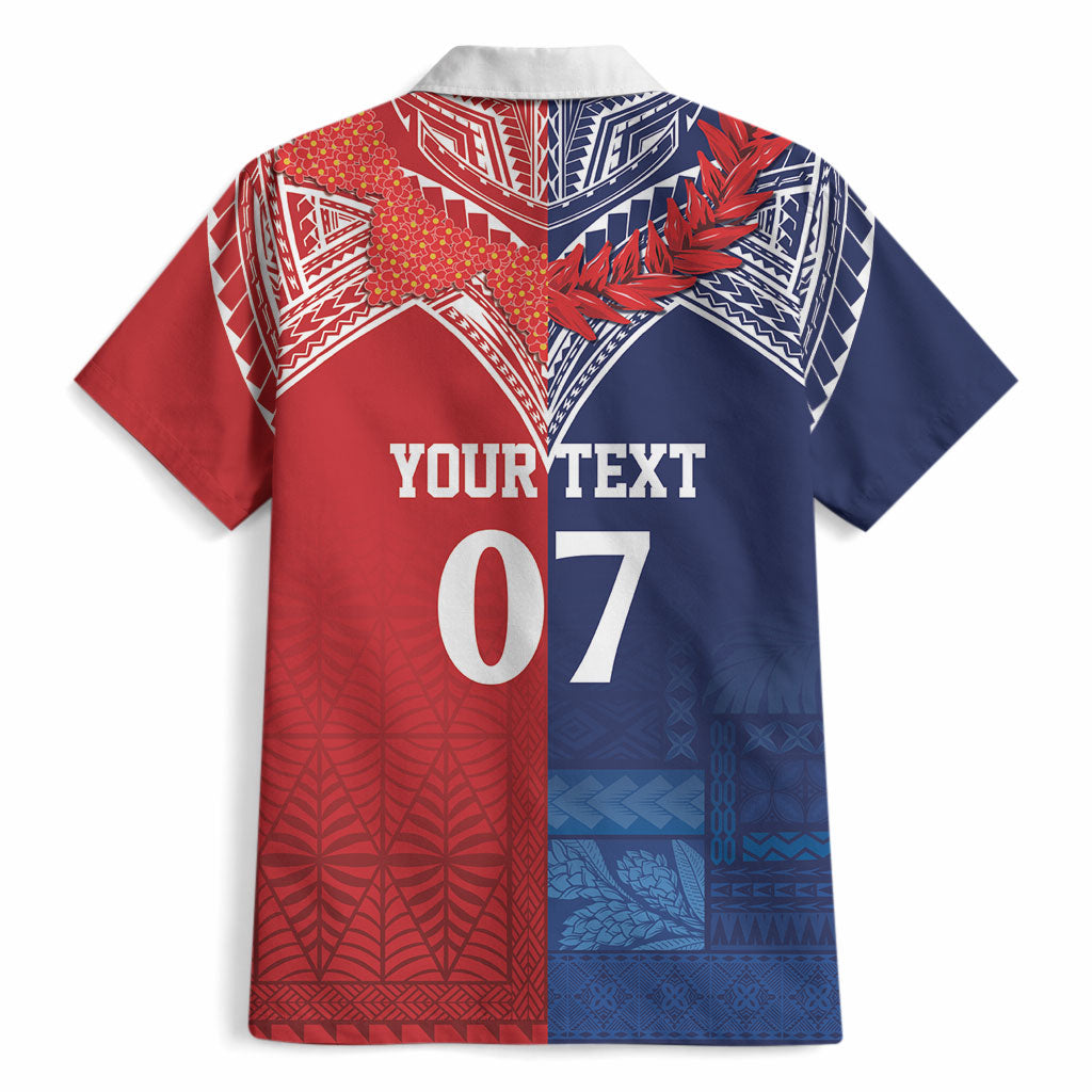 TokoUso Tonga Samoa Brothers Forever Custom Hawaiian Shirt Ulafala and Heilala Unity LT7 - Polynesian Pride